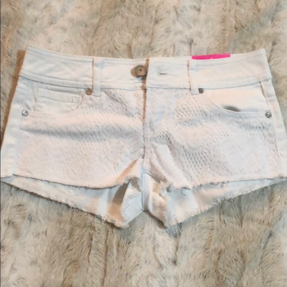 white shorts